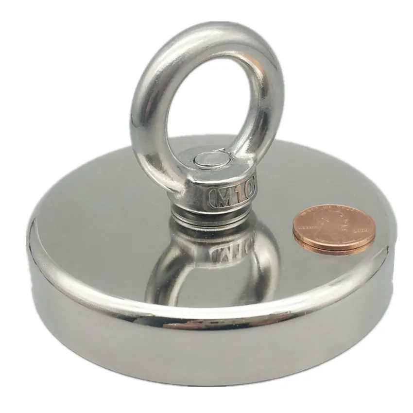 Неодимовый магнит со стальной чашкой диаметр 90 мм 280 кг|lifting magnet|magnet magnetneodimio magnet |