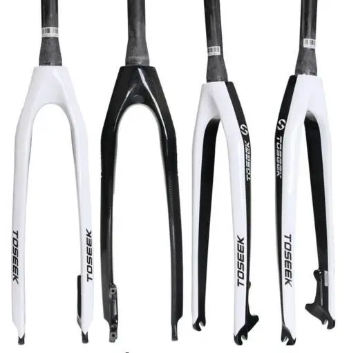 TOSEEK Carbon Fiber Bicycle Fork Cone Rigid Bicycle Forklift Bicycle Disc Brake 26 ER / 27.5ER / 29 ER MTB White Bicycle Accesso
TOSEEK Carbon Fiber Bicycle Fork Cone Rigid Bicycle Forklift Bicycle Disc Brake 26 ER / 27.5ER / 29 ER MTB White Bicycle Accesso