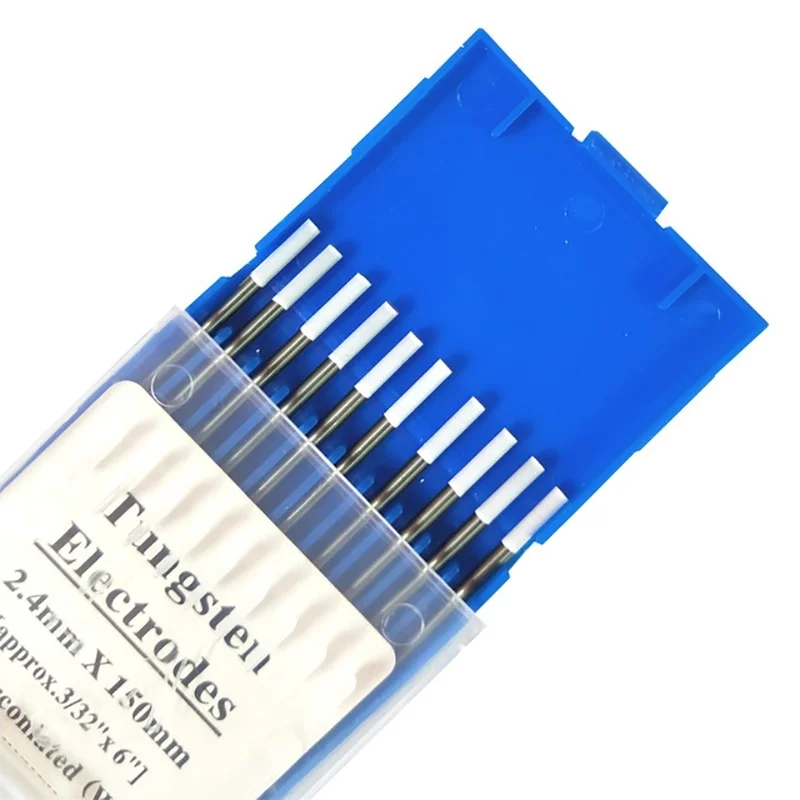 10Pcs WZ8 White Zirconiated Tungsten Electrode Needle Rods for Tig Welding Machine 2.4X150mm
10Pcs WZ8 White Zirconiated Tungsten Electrode Needle Rods for Tig Welding Machine 2.4X150mm