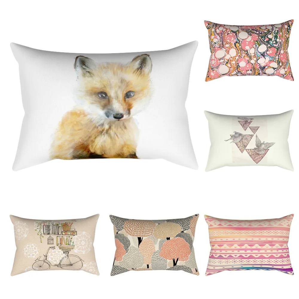 Multicolor Nordic Geometric Tree Animal Pillow Cover Cushion Case Pillow Cover Linen Beige Print Rectangular Office Home Decor
Multicolor Nordic Geometric Tree Animal Pillow Cover Cushion Case Pillow Cover Linen Beige Print Rectangular Office Home Decor