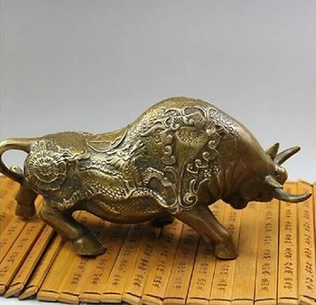 WBY911+++Extra Large bronze brass Small NICE Wall Street Chieese Bronze Kylin Bull OX Statue Figure 8"L Decoration 100% Brass
WBY911+++Extra Large bronze brass Small NICE Wall Street Chieese Bronze Kylin Bull OX Statue Figure 8"L Decoration 100% Brass