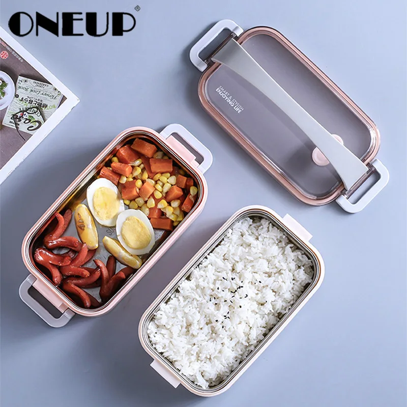 ONEUP304 Healthy Stainless Steel Lunch Box Double Layer Food Container With Compartment Portable Salad Food Containe Lunch Box
ONEUP304 Healthy Stainless Steel Lunch Box Double Layer Food Container With Compartment Portable Salad Food Containe Lunch Box