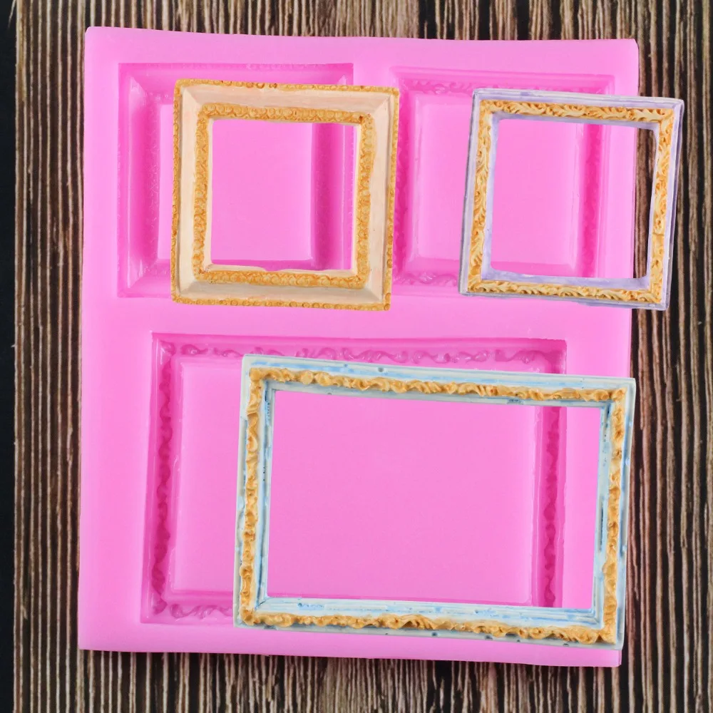 Classic Frame Silicone Mold Fondant Mould Cake Decorating Tools Chocolate Gumpaste Molds Sugarcraft Kitchen Gadgets
Classic Frame Silicone Mold Fondant Mould Cake Decorating Tools Chocolate Gumpaste Molds Sugarcraft Kitchen Gadgets