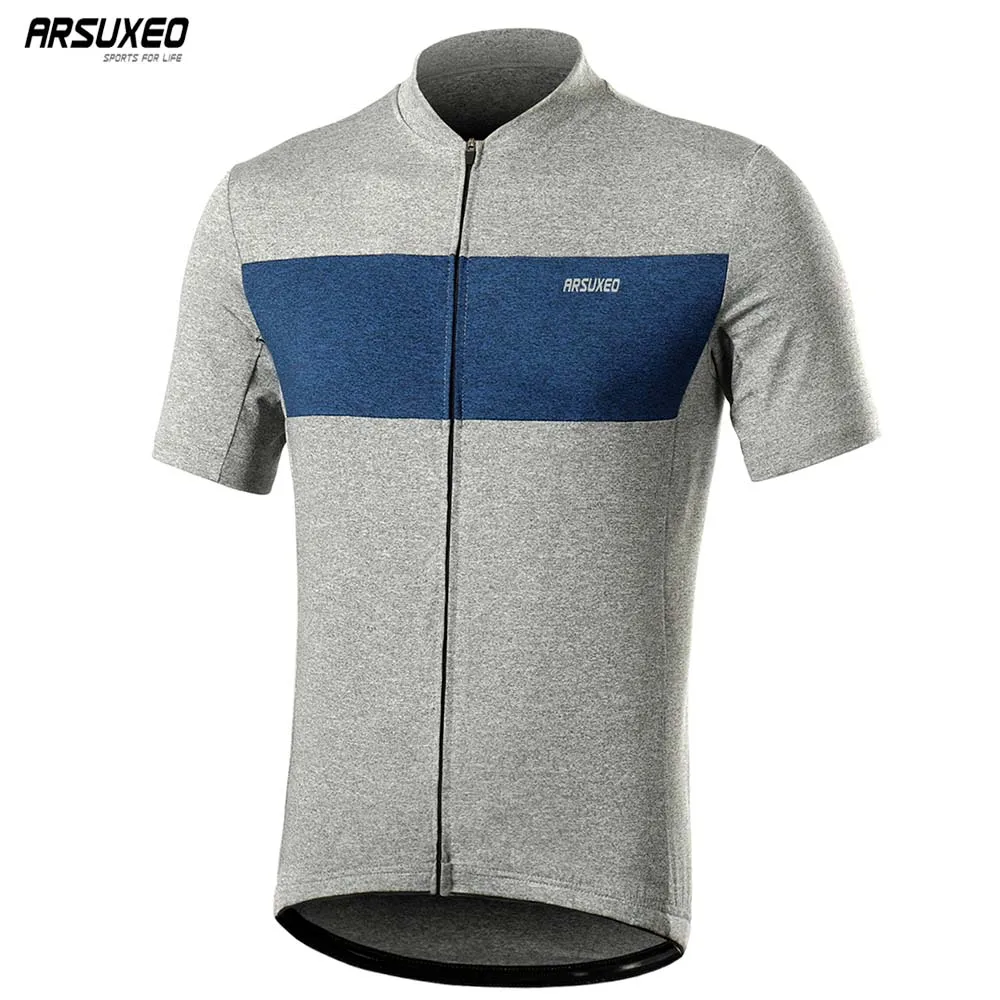 ARSUXEO Summer MTB Bicycle Shirt Reflective Men's Short Sleeve Cycling Jersey Quick Dry Mountain Bike Clothing Pro Team
ARSUXEO Summer MTB Bicycle Shirt Reflective Men's Short Sleeve Cycling Jersey Quick Dry Mountain Bike Clothing Pro Team