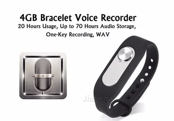 

8GB Digital Voice Recorder Audio Recording Pen Hidden Grabadora Esipa Best Device Gravar Ocultas Bracelet Wearrable