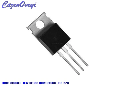 10pcs/lot MBR10100CT MBR10100 MBR10100C TO-220 Schottky & Rectifiers 10A 100V In Stock
10pcs/lot MBR10100CT MBR10100 MBR10100C TO-220 Schottky & Rectifiers 10A 100V In Stock