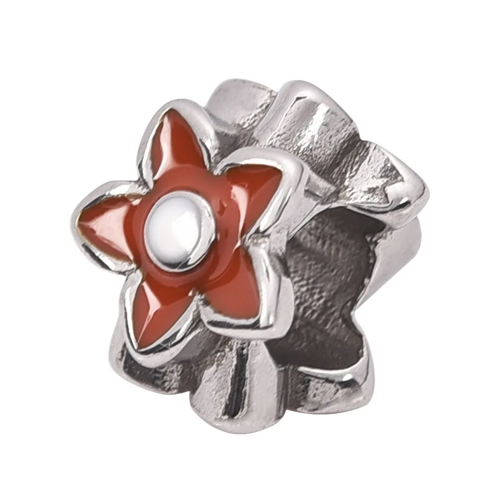 Stainless Steel Flower Bead Hole 5.5mm Trihedral European Metal Beads for DIY Bracelet Necklace Jewelry Making Components
Stainless Steel Flower Bead Hole 5.5mm Trihedral European Metal Beads for DIY Bracelet Necklace Jewelry Making Components