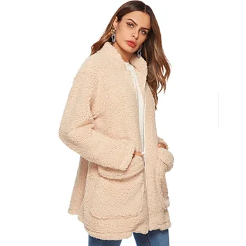 Autumn Winter Elegant Shaggy Women Loose Faux Fur Long Coat Warm Plush Teddy Coats Female Casual Fashion Pocket Zipper Overcoat
Autumn Winter Elegant Shaggy Women Loose Faux Fur Long Coat Warm Plush Teddy Coats Female Casual Fashion Pocket Zipper Overcoat