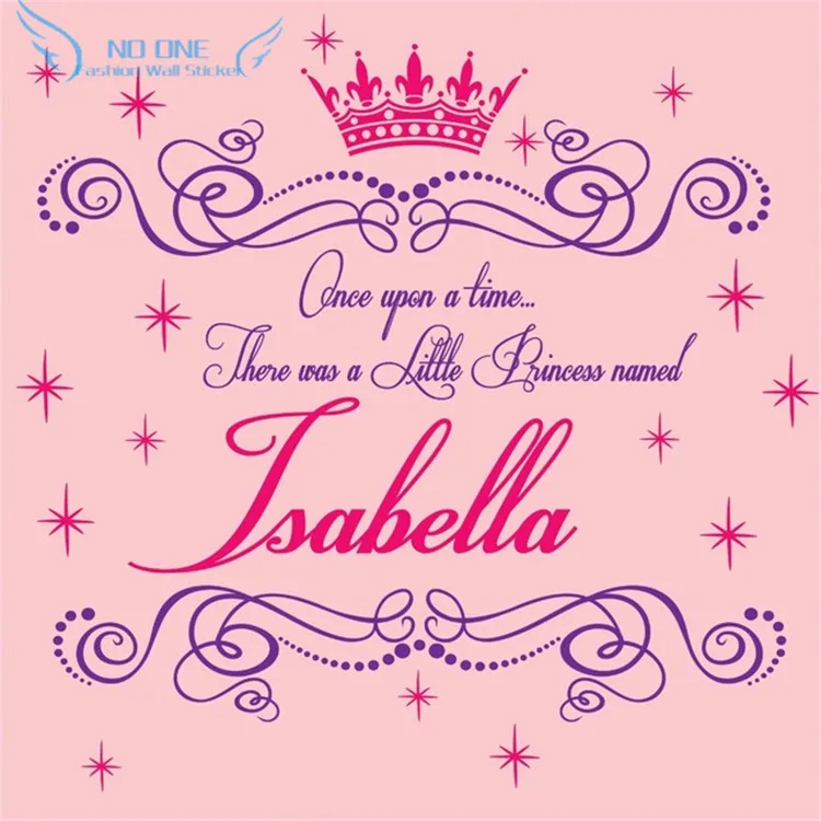 Once Upon A Time ... 2-Color Name Princess Girl Vinyl Wall Decals Stickers Art Decoration Wall Stickers For Nursery Girl's Rooms
Once Upon A Time ... 2-Color Name Princess Girl Vinyl Wall Decals Stickers Art Decoration Wall Stickers For Nursery Girl's Rooms