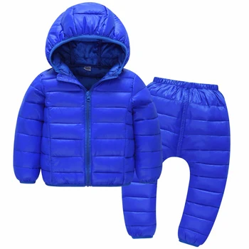 Children Set Boys Girls Clothing Sets Winter Hooded Down Jackets Trousers Waterproof Thick Warm Tracksuts Kids Clothing Sets Hot
Children Set Boys Girls Clothing Sets Winter Hooded Down Jackets Trousers Waterproof Thick Warm Tracksuts Kids Clothing Sets Hot