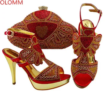 OLOMM2019 Red African Matching Shoes and Bags Italian In Women Party Shoes and Bag Sets High Quality Italian Women Shoes B.Y-42
OLOMM2019 Red African Matching Shoes and Bags Italian In Women Party Shoes and Bag Sets High Quality Italian Women Shoes B.Y-42