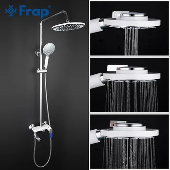 Frap Bathroom Shower Faucet Chrome Bath Faucets Shower Mixer Tap Bath Shower Taps Waterfall Shower Head Mixer torneira
Frap Bathroom Shower Faucet Chrome Bath Faucets Shower Mixer Tap Bath Shower Taps Waterfall Shower Head Mixer torneira
