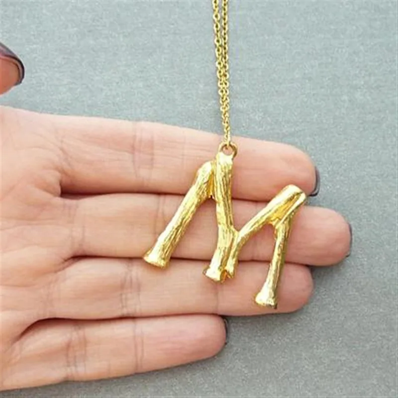 Fashion Big Initial Necklace GoldPlated Large Hyperbole English Letter Personalized Jewelry A-Z Alphabet Name Neckalce For Women
Fashion Big Initial Necklace GoldPlated Large Hyperbole English Letter Personalized Jewelry A-Z Alphabet Name Neckalce For Women