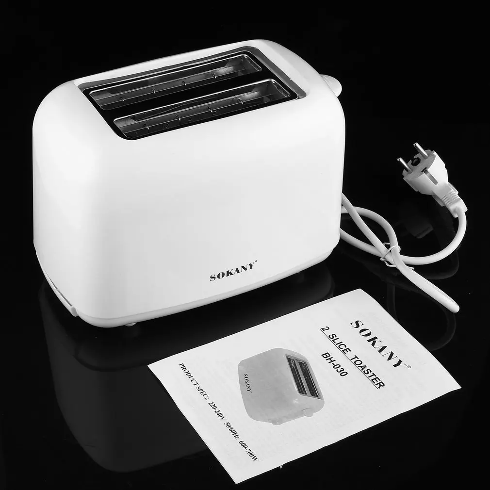 SOKANY SKY-030 2 Slice Electronic Toaster Bread Maker Machine with 6 Knobs Levels Adjustable High-lift Pasta Making Machine
SOKANY SKY-030 2 Slice Electronic Toaster Bread Maker Machine with 6 Knobs Levels Adjustable High-lift Pasta Making Machine