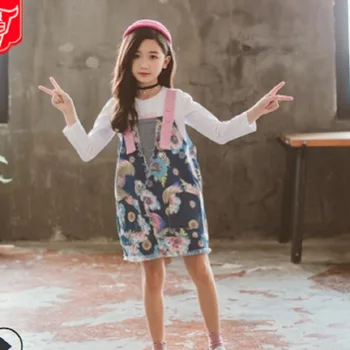 Children 's Overalls Denim Dress Clothing Sets New 2019 Spring and Autumn Girls Set Print Color Size4-14 ly202 Kids Clothes Sets
Children 's Overalls Denim Dress Clothing Sets New 2019 Spring and Autumn Girls Set Print Color Size4-14 ly202 Kids Clothes Sets
