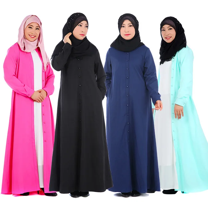 Plus Size Fashion Button Front Muslim Dress Abaya Dubai Islamic Clothing For Women Muslim Abaya Jilbab Djellaba Robe Musulmane
Plus Size Fashion Button Front Muslim Dress Abaya Dubai Islamic Clothing For Women Muslim Abaya Jilbab Djellaba Robe Musulmane