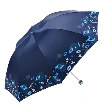 Quality Women Umbrella Sunscreen Duck Waterproof Three folding Umbrellas Rain Female Men Parasol Durable paraguas woman and man
Quality Women Umbrella Sunscreen Duck Waterproof Three folding Umbrellas Rain Female Men Parasol Durable paraguas woman and man