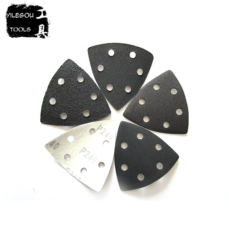 30 Pieces 90*90*90mm Flocking Sanding Paper For Metal 6 Hole Sandpaper Sanding Disc for Delta Sander With Grits 60 80 120 240 
30 Pieces 90*90*90mm Flocking Sanding Paper For Metal 6 Hole Sandpaper Sanding Disc for Delta Sander With Grits 60 80 120 240