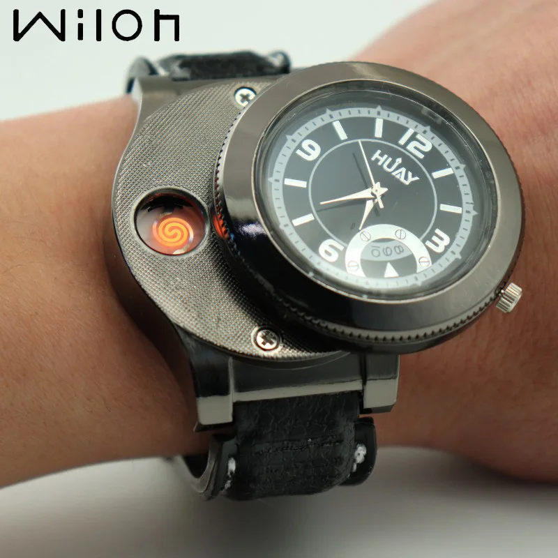 hot sale lighter watch for men fashion Quartz Watches Flameless Cigarette Lighter with USB Rechargeable Gifts Casual F668
hot sale lighter watch for men fashion Quartz Watches Flameless Cigarette Lighter with USB Rechargeable Gifts Casual F668