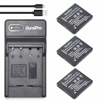 3pc DMW-BCF10 DMW BCF10 BCF10E Rechargeable Li-ion Battery + USB Charger for Panasonic LUMIX GF5 GF6 GX7 LX100 GX80 GX85 D-Lux
3pc DMW-BCF10 DMW BCF10 BCF10E Rechargeable Li-ion Battery + USB Charger for Panasonic LUMIX GF5 GF6 GX7 LX100 GX80 GX85 D-Lux