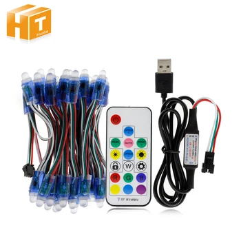 DC5V WS2811 Full Color LED Pixel Module RGB String Light USB 9Key Music Controller Set Holiday Lighting 50Pixels/Piece
DC5V WS2811 Full Color LED Pixel Module RGB String Light USB 9Key Music Controller Set Holiday Lighting 50Pixels/Piece