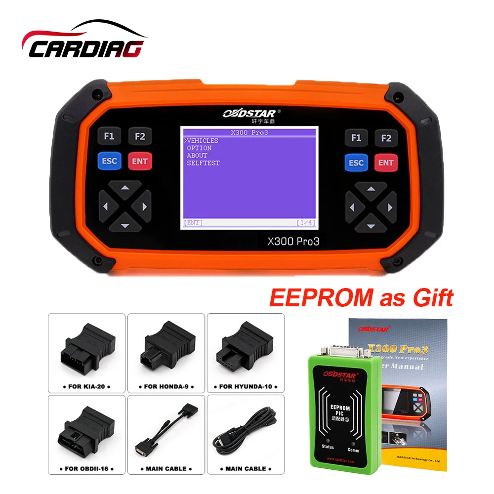 OBDSTAR X300 PRO3 Key Master OBD2 X300 Key Programmer Odometer Correction Tool EEPROM/PIC Update Online obd2 diagnostic tool
OBDSTAR X300 PRO3 Key Master OBD2 X300 Key Programmer Odometer Correction Tool EEPROM/PIC Update Online obd2 diagnostic tool