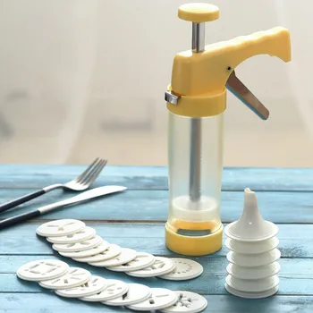 Cookie Press Kit Gun Cookie Making Cake Decoration 16 Press Molds 6 Pastry Piping Nozzles Cookie Tool Biscuit Maker cookie press
Cookie Press Kit Gun Cookie Making Cake Decoration 16 Press Molds 6 Pastry Piping Nozzles Cookie Tool Biscuit Maker cookie press