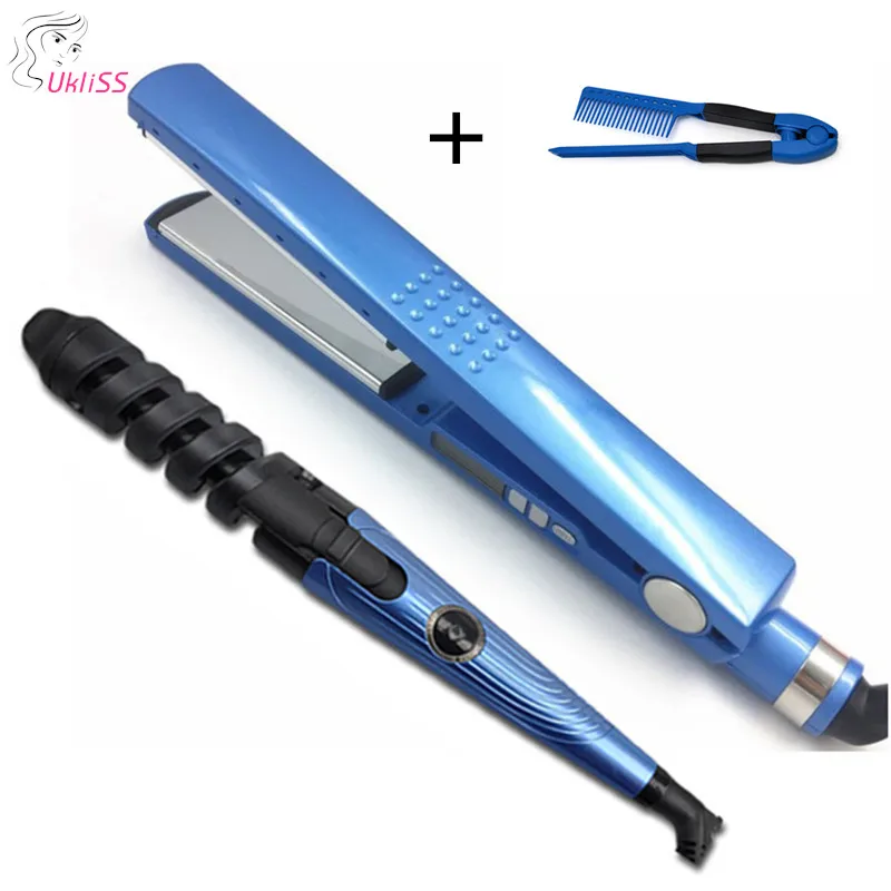 Women's Hot Sale In Stock Flat Iron Chapinha Nano Titanium Ceramic Electronic Hair straightening irons 1''1/4 styling tools
Women's Hot Sale In Stock Flat Iron Chapinha Nano Titanium Ceramic Electronic Hair straightening irons 1''1/4 styling tools