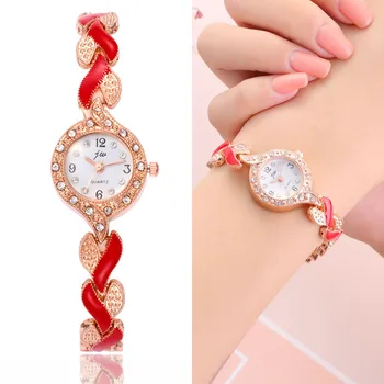 Women Watches Round Dial Quartz Wrist Watch Elegant Leaves Shape Strap Casual Watches LL@17
Women Watches Round Dial Quartz Wrist Watch Elegant Leaves Shape Strap Casual Watches LL@17