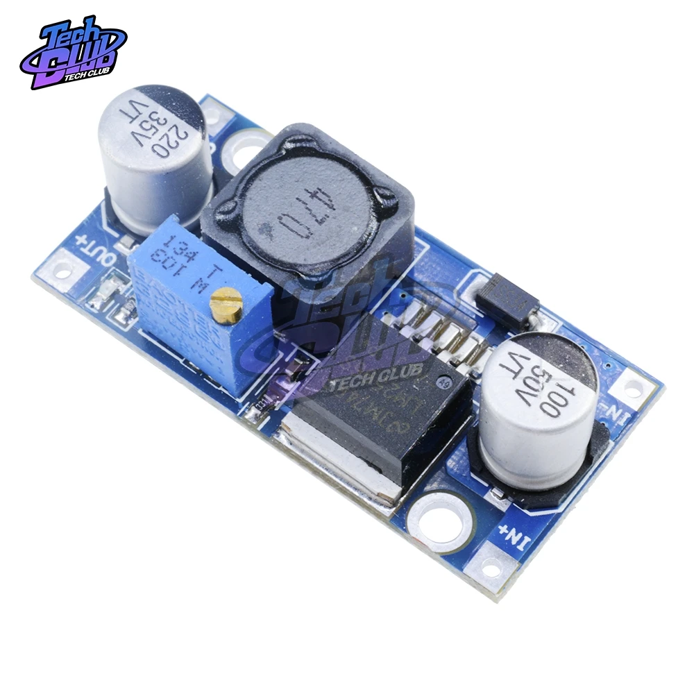 DC-DC Buck Converter LM2596 Step Down Input 4V-35V Output 1.23V-30V DC-DC Step-Down Power Supply Regulator Module
DC-DC Buck Converter LM2596 Step Down Input 4V-35V Output 1.23V-30V DC-DC Step-Down Power Supply Regulator Module