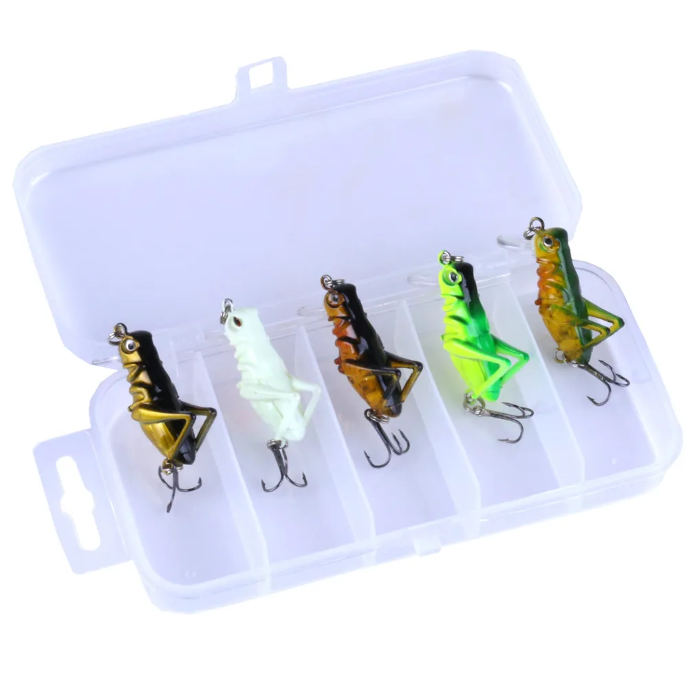 Grasshopper Insect Fishing Lures 5pcs Insect Baits Fishing Lure Carp Trout Muskie Fly Tying Material Flyfishing 3.3cm/3g
Grasshopper Insect Fishing Lures 5pcs Insect Baits Fishing Lure Carp Trout Muskie Fly Tying Material Flyfishing 3.3cm/3g