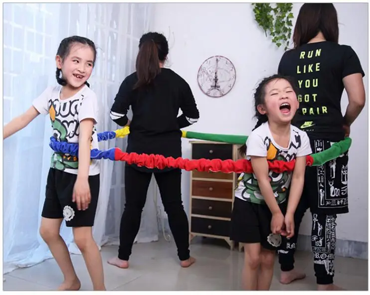 Fleece Cooperatiive Stretchy Band Rainbow Elastic Rope kindergarten School Team Game for Kids Children
Fleece Cooperatiive Stretchy Band Rainbow Elastic Rope kindergarten School Team Game for Kids Children