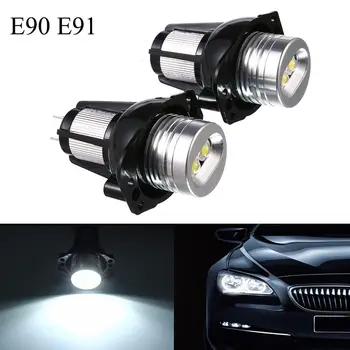 Krator 2Pcs 20W LED Angel Eyes Halo Ring Marker Light Bulb DRL For 05-08 BMW E90 E91 White
Krator 2Pcs 20W LED Angel Eyes Halo Ring Marker Light Bulb DRL For 05-08 BMW E90 E91 White