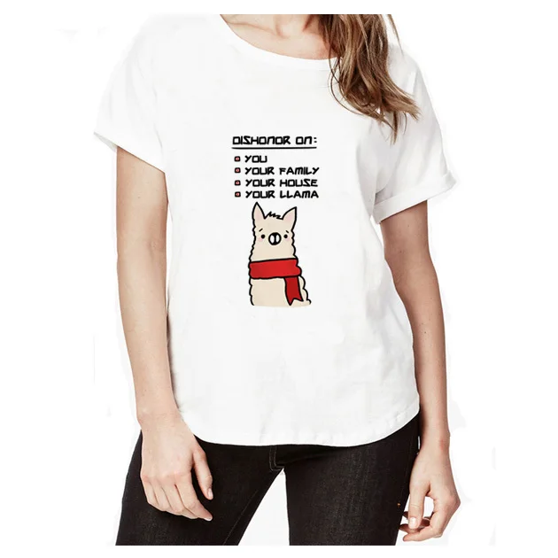 llama Women T shirts 2018 New Arrivals Summer Short Sleeved T-shirt Women Tshirt Tee shirt WT2754
llama Women T shirts 2018 New Arrivals Summer Short Sleeved T-shirt Women Tshirt Tee shirt WT2754