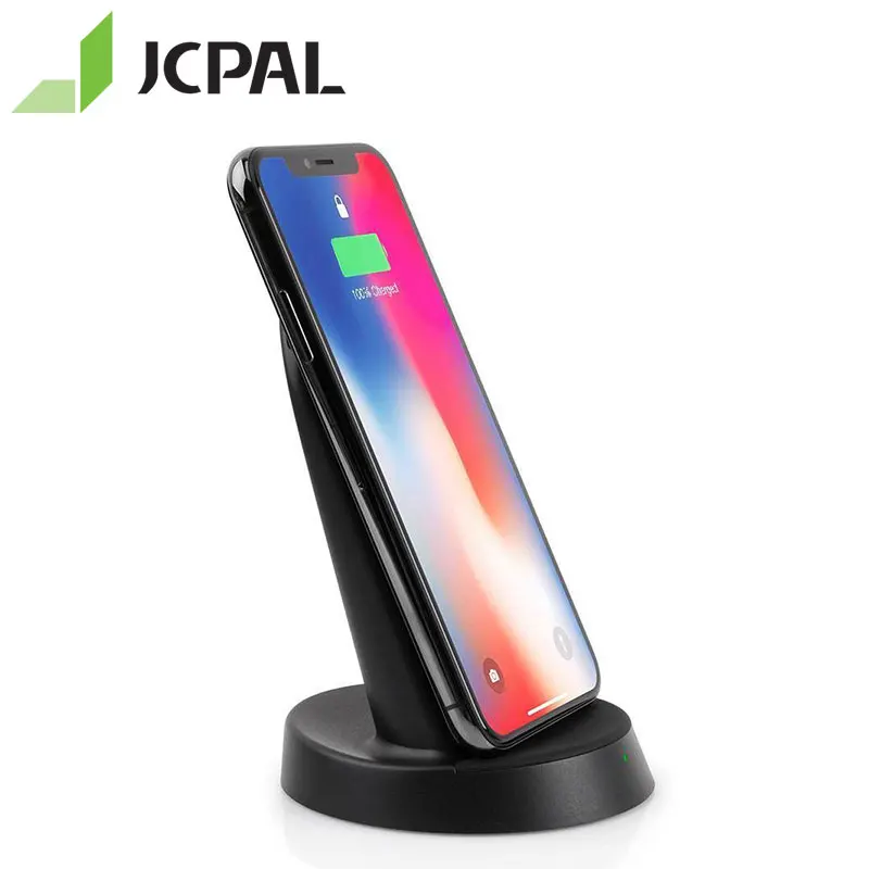 JCPAL Qi Fast Wireless Charge Stand Dock 7.5W Charger for iPhone XS Max for iPhone XR / 8 and Charger Pad 10W for Samsung S9
JCPAL Qi Fast Wireless Charge Stand Dock 7.5W Charger for iPhone XS Max for iPhone XR / 8 and Charger Pad 10W for Samsung S9