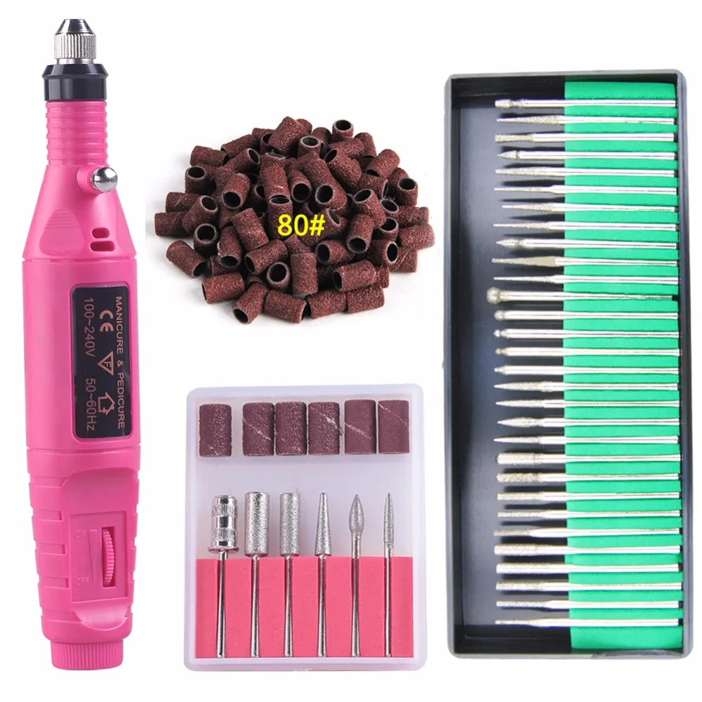 1Set Professional Electric Nail Kit Manicure Machine 30pcs Nail Bits Electric Drill Pen Pedicure 6 Bits Nail Art Tools Kit
1Set Professional Electric Nail Kit Manicure Machine 30pcs Nail Bits Electric Drill Pen Pedicure 6 Bits Nail Art Tools Kit