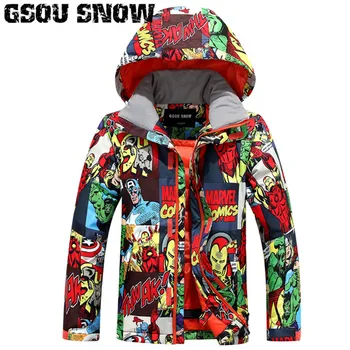 2019 Gsou Snow Kids Ski Jacket Windproof Waterproof Outdoor Sport Wear Skiing Snowboard Thermal Boys Children Snowboard Clothing
2019 Gsou Snow Kids Ski Jacket Windproof Waterproof Outdoor Sport Wear Skiing Snowboard Thermal Boys Children Snowboard Clothing