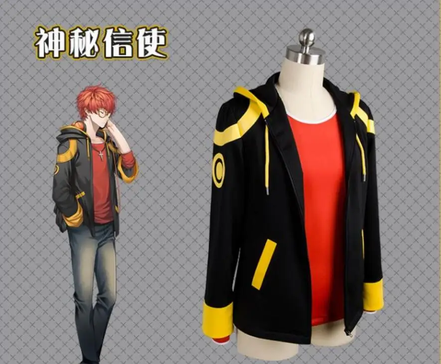 Game Mystic Messenger 707 EXTREME Outfit Cosplay Costume Jacket+ Shirt +wig Anime Halloween cosplay costume
Game Mystic Messenger 707 EXTREME Outfit Cosplay Costume Jacket+ Shirt +wig Anime Halloween cosplay costume