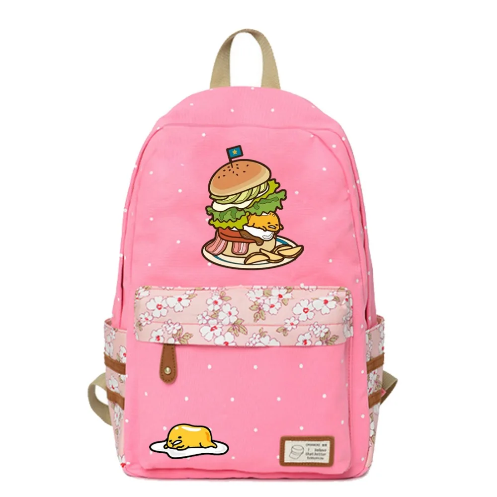 WISHOT Gudetama Lazy Egg Backpack shoulder Travel Bag for teenagers girls women Canvas dot school bag
WISHOT Gudetama Lazy Egg Backpack shoulder Travel Bag for teenagers girls women Canvas dot school bag