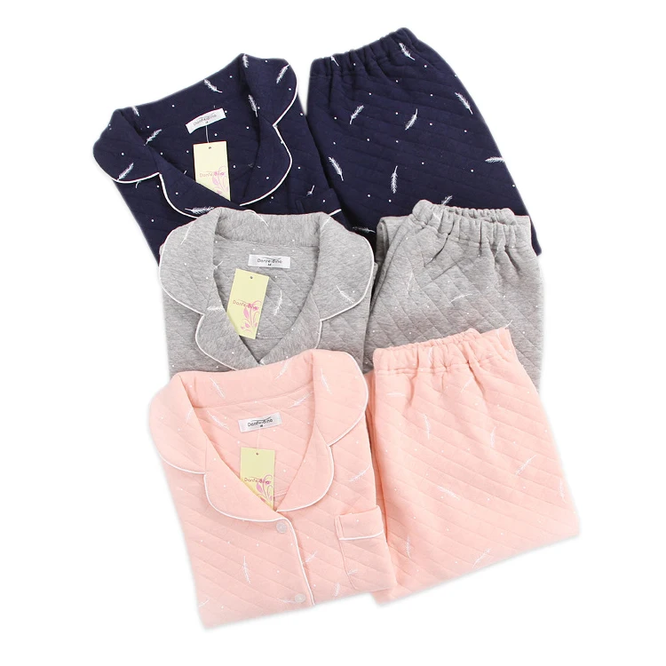 Fresh feather Thicken couple pyjamas women 100% cotton scuba long sleeve loungs sets casual winter pajamas sale ladies pyjamas
Fresh feather Thicken couple pyjamas women 100% cotton scuba long sleeve loungs sets casual winter pajamas sale ladies pyjamas