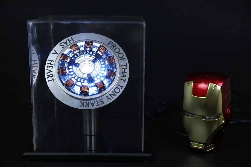 New 1:1 scale Iron Man Arc Reactor A generation of glowing iron man heart model with LED Light Action Figure Finished Assembled
New 1:1 scale Iron Man Arc Reactor A generation of glowing iron man heart model with LED Light Action Figure Finished Assembled