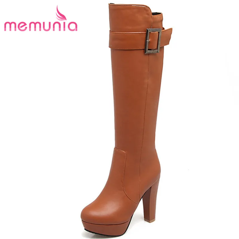 MEMUNIA 2020 new knee high boots platform boots fashion extreme high heels autumn winter women boots big size 34-43
MEMUNIA 2020 new knee high boots platform boots fashion extreme high heels autumn winter women boots big size 34-43