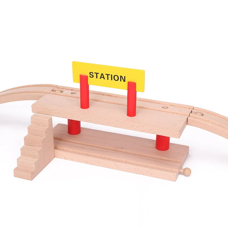 2019 Double-deck Station Wooden Train Track Accessories Toys Wooden Tunnel for Train Set bloques de construccion
2019 Double-deck Station Wooden Train Track Accessories Toys Wooden Tunnel for Train Set bloques de construccion