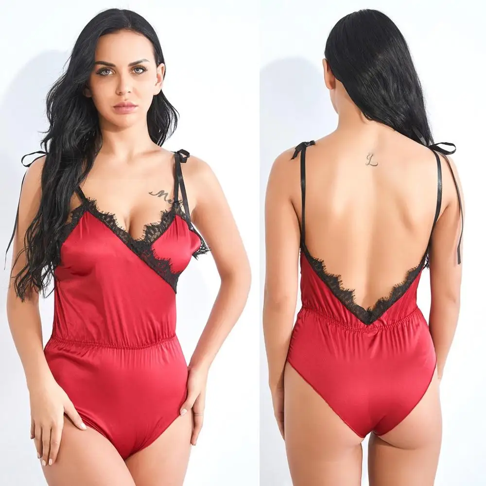 New Women Satin Lace Silk Sleepwear Pajamas Backless Bodysuit Jumpsuit #4M23 Sexy Ladies Fit Hot Slim Pretty Charming
New Women Satin Lace Silk Sleepwear Pajamas Backless Bodysuit Jumpsuit #4M23 Sexy Ladies Fit Hot Slim Pretty Charming