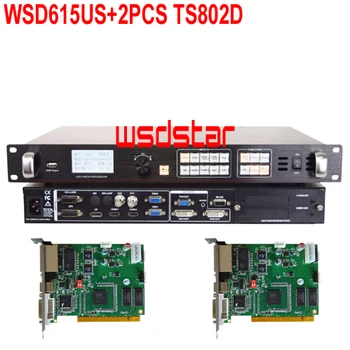 WSD615US+2PCS TS802D LED screen video processor USB/SDI/HDMI/DVI/VGA/CVBS 3840*640 Support PIP & POP MCTRL660 MCTRL4K Hot Sales
WSD615US+2PCS TS802D LED screen video processor USB/SDI/HDMI/DVI/VGA/CVBS 3840*640 Support PIP & POP MCTRL660 MCTRL4K Hot Sales