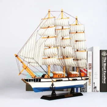 Mediterranean Style Wood Sailing Ship Models furnishing articles Creative Boat Nautical Home Decor Gifts Crafts
Mediterranean Style Wood Sailing Ship Models furnishing articles Creative Boat Nautical Home Decor Gifts Crafts