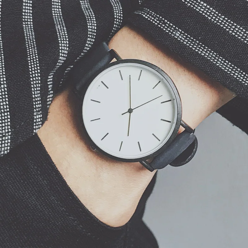Men fashion watches casual minimalism watch for men simple dial design leather strap quartz male wristwatch
Men fashion watches casual minimalism watch for men simple dial design leather strap quartz male wristwatch