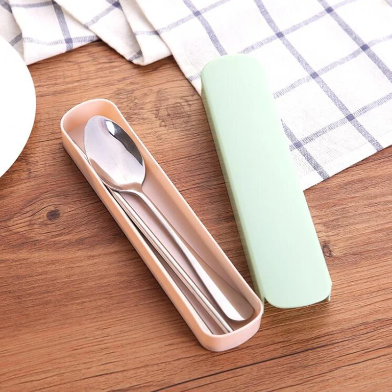 Chopsticks spoon set student travel children cute cutlery box adult portable stainless steel two-piece
Chopsticks spoon set student travel children cute cutlery box adult portable stainless steel two-piece