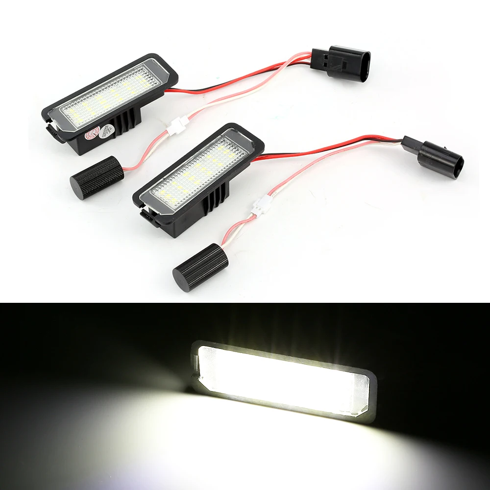 2 pieces 12V LED Number License Plate Light Lamps for VW GOLF 4 5 6 7 Polo 6R Car License Plate Lights Exterior Accessories
2 pieces 12V LED Number License Plate Light Lamps for VW GOLF 4 5 6 7 Polo 6R Car License Plate Lights Exterior Accessories