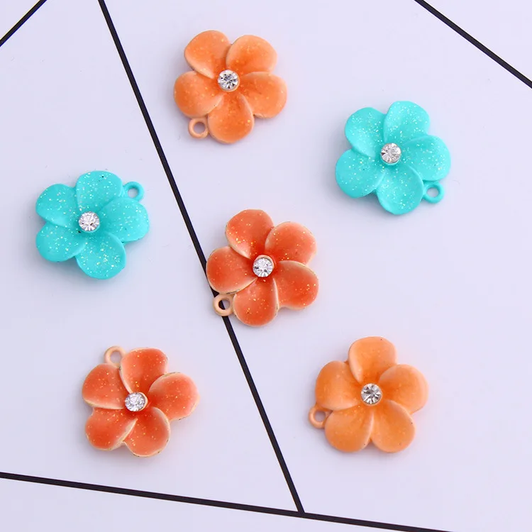 Hot Sale 10pcs DIY fashion charms gift enamel flower alloy pendant making hair bracelet necklace clothing jewelry Accessories
Hot Sale 10pcs DIY fashion charms gift enamel flower alloy pendant making hair bracelet necklace clothing jewelry Accessories